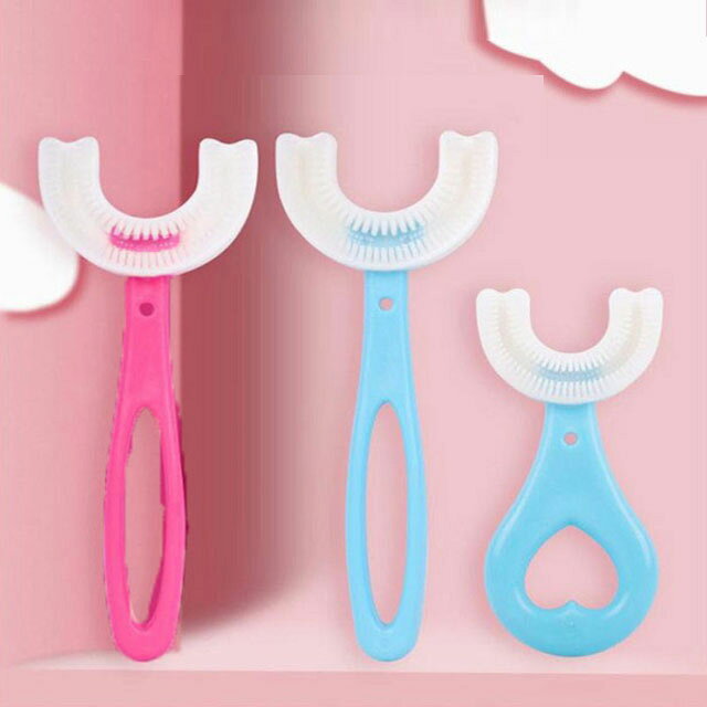 子供 キッズ U型歯ブラシ 360度歯ブラシ 子供用歯ブラシ 美歯ケア U字歯ブラシ マ...
