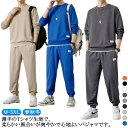 セットアップ カットソー パジャマ カットソー tシャツ 柔らかく軽い トレーナー スウェット 重ね着風 長袖 2点セット レディース 長ズボン 春秋冬 セット...