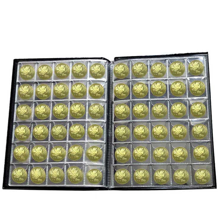 アルバム コイン コレクション 保存用ホルダー メダル コイン ホルダー 収納 古銭 貨幣 収集ファイル ブラック コインアルバム 通販 コイン グリーン 収納 収集 保存用 フタ付き ポケット お金 古銭 メダル 記念コイン 記念硬貨