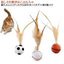 運動 6個セット 羽毛 猫用おもちゃボール 猫用 サッカー 追跡 狩猟 おもちゃ バスケットボール インタラクティブ 猫遊び用 野球用 バウンシングボール 猫用...