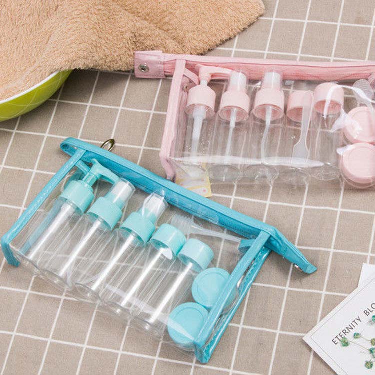 12点セット スプレー トラベルボトル ボディソープ ボトルセット 収納ポーチ付き 乳液 小分けボトル 漏れない ボトル 化粧水 クリーム シャンプー 携帯用 ポンプ 目盛り付き 出張 トラベル 旅行 トラベルセット トラベルボトル ポンプボトル