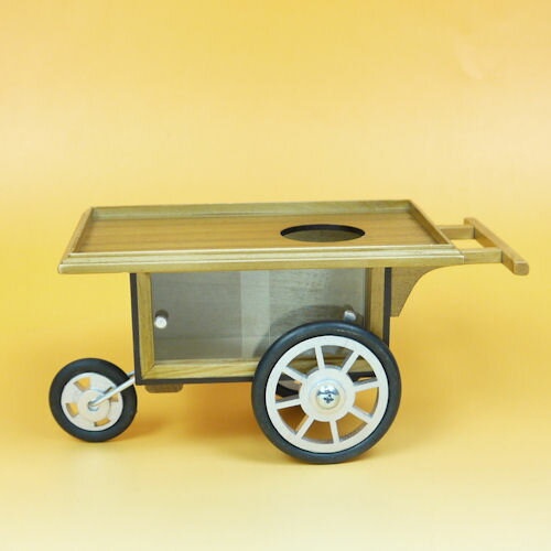 樂天商城 - 【宅配便送料無料】木製　ミニチュア家具　台車 高さ90mm