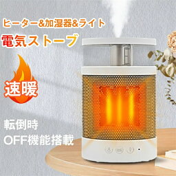 3in1 電気ストーブ 電気ヒーター 温風ヒーター ヒーター加湿器 加湿空気清浄機 ファンヒーターサーキュレーター 省エネ ヒーター 温風機 加湿器 加湿機 ナイトライト 小型 省スペース ミニ 軽量 速暖 オフィス暖房器具 電気暖房 冷え対策 暖かい 手先 指先