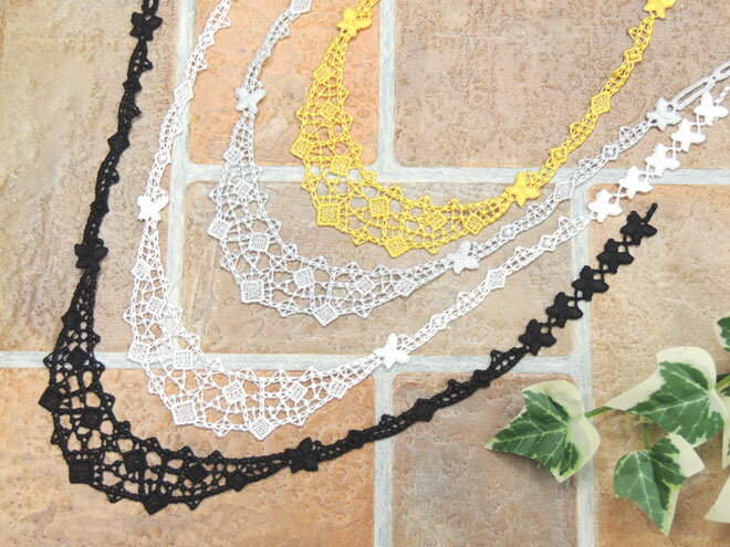 【メール便対応可】大人のアクセサリー　レースネックレス　【アクセサリー】【完成品】【さりげないア..