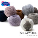 ブランド名 Olympus(オリムパス) 商品名 SILK＆WOOL(シルク＆ウール) 仕立 50g玉巻(約205m) 素材 ウール70％ シルク20％ モヘヤ(キッドモヘヤ)10％ 使用針 棒針5号～7号 かぎ針5/0号～6/0号 ゲージ 22目～24目 28段～32段 標準使用量(メリヤス編み) ・婦人ベスト 3玉 ・婦人プルオーバー 5玉 ・婦人カーディガン 6玉 ・紳士ベスト 4玉 ・紳士プルオーバー 7玉 ・紳士カーディガン 7玉 洗濯表示 商品説明 美しい編み地を求めた先に「シルク」と出会いました。 軽い仕上がりと艶やかな風合いも魅力の一つです。 凝った編み地が映える程よい太さの単色ヤーンに、シルクのツヤをプラス。 肌触りがよく、ふっくら軽くて心地よい仕上がりです。 重くなりがちなかぎ針編みや編み込み模様のセーターや大判ストールに適しています。 注意事項 ・WEBの性質上、パソコンの設定や環境で実際の商品とカラーが若干異なる場合がございます。 ・製造上の都合、毛糸に1〜2箇所結び目が生じる場合がございます。 ・一度にご注文いただいた商品は同じロットでお届けします。 メーカー希望小売価格はメーカーカタログに基づいて掲載していますブランド名 Olympus(オリムパス) 商品名 SILK＆WOOL(シルク＆ウール) 仕立 50g玉巻(約205m) 素材 ウール70％ シルク20％ モヘヤ(キッドモヘヤ)10％ 使用針 棒針5号～7号 かぎ針5/0号～6/0号 ゲージ 22目～24目 28段～32段 標準使用量(メリヤス編み) ・婦人ベスト 3玉 ・婦人プルオーバー 5玉 ・婦人カーディガン 6玉 ・紳士ベスト 4玉 ・紳士プルオーバー 7玉 ・紳士カーディガン 7玉 洗濯表示 商品説明 美しい編み地を求めた先に「シルク」と出会いました。 軽い仕上がりと艶やかな風合いも魅力の一つです。 凝った編み地が映える程よい太さの単色ヤーンに、シルクのツヤをプラス。 肌触りがよく、ふっくら軽くて心地よい仕上がりです。 重くなりがちなかぎ針編みや編み込み模様のセーターや大判ストールに適しています。 注意事項 ・WEBの性質上、パソコンの設定や環境で実際の商品とカラーが若干異なる場合がございます。 ・製造上の都合、毛糸に1〜2箇所結び目が生じる場合がございます。 ・一度にご注文いただいた商品は同じロットでお届けします。