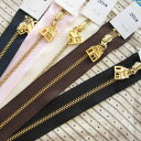 チャーム付ファスナー20cm<ハウス> 【金亀】【ZAKKA】【ファスナー】