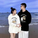 春秋 パーカー ペア カップル パーカー メンズ レディース スウェット ペアルック カップル パーカー 白 黒 長袖 韓国 ファッション トレーナー スウェッ...