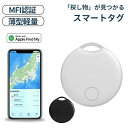 スマートタグ gps 追跡タグ 小型 iPhone専用 スマートトラッカー 位置確認 音が鳴る 紛失防止タグ GPS 超小型 長距離 追跡 鍵紛失防止 忘れ物防...