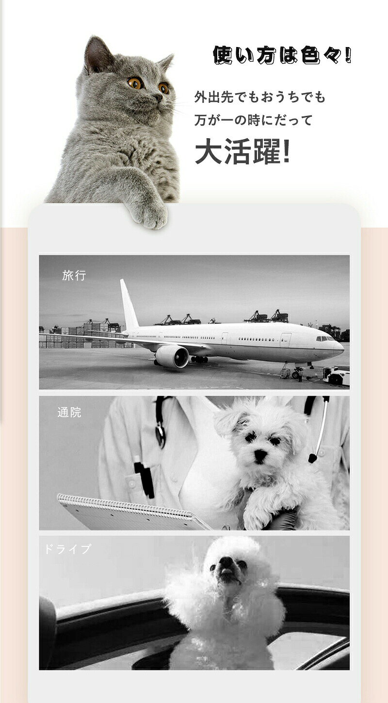 ペットキャリー 犬 猫 キャリーケース キャリーバッグ ペット用キャリー ペットハ...