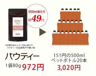 パウティー ストレート 紅茶 無糖 1袋 80g インスタント 粉末