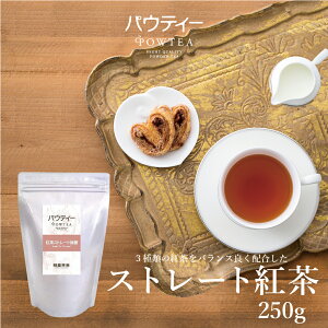 ストレート 紅茶 無糖 250g 1袋 インスタントティー 粉末 【パウティー】