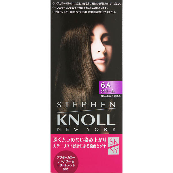 [ 単品 ]【 6A 】 カラークチュール クリーム ヘアカラー 剤 アイスブラウン 白髪染め スティーブンノル 市販 正規品 ヤマト 宅急便