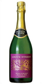 グローヴ ストリート "プライヴェート・キュヴェ" ブリュット [NV] （正規品） Grove Street Private Cuvee [スパークリングワイン][アメリカ][カリフォルニア][春][750ml]