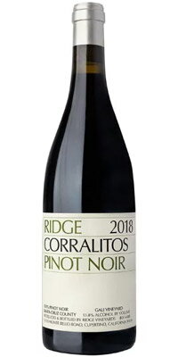 リッジ ピノ ノワール "ガリ ヴィンヤード" コラリトス（サンタクルーズカウンティ）  （正規品） Ridge Vineyards Pinot Noir Gali Corralitos 