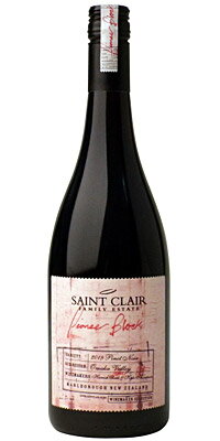 セント クレア ピノ ノワール "パイオニア ブロック オマカ ヴァレー" マールボロ [2020] （正規品） Saint Clair Pinot Noir Pioneer Block Omaka Valley [赤ワイン][ニュージーランド][マールボロ][オマカバレー][750ml]