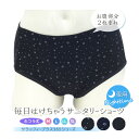 サラッフィープラス365シリーズ-夜用・ふつう丈- 毎日履けちゃうサニタリーショーツ おなか部分2枚重ねタイプ 星デザイン 無地デザイン 選べるサイズ/デザインカラー こだわりのマチ素材3層構造 ロングシート対応 羽つきナプキン対応 レディース【RCP】(22Z)
