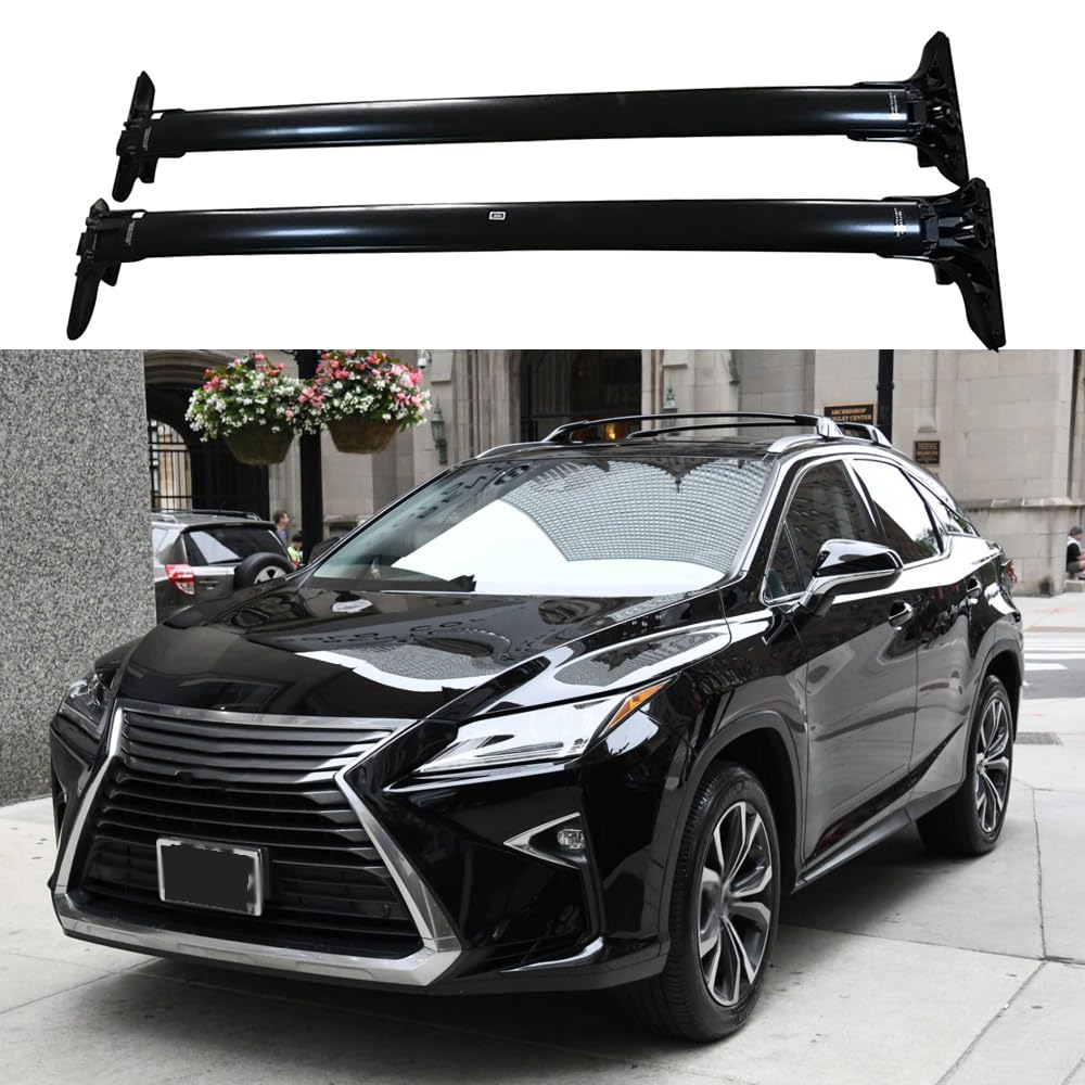 アルミニウムクロスバークロスバー 2個 Lexus RX350 RX450H 2016-2022 荷物キャリア カーゴバー用