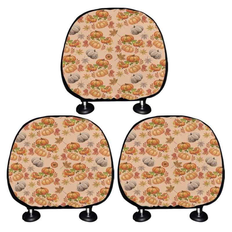 カーネックピロー かわいい カートゥーン 感謝祭 車用 家庭用 クッション 枕 ヘッドレスト ポリエステ..