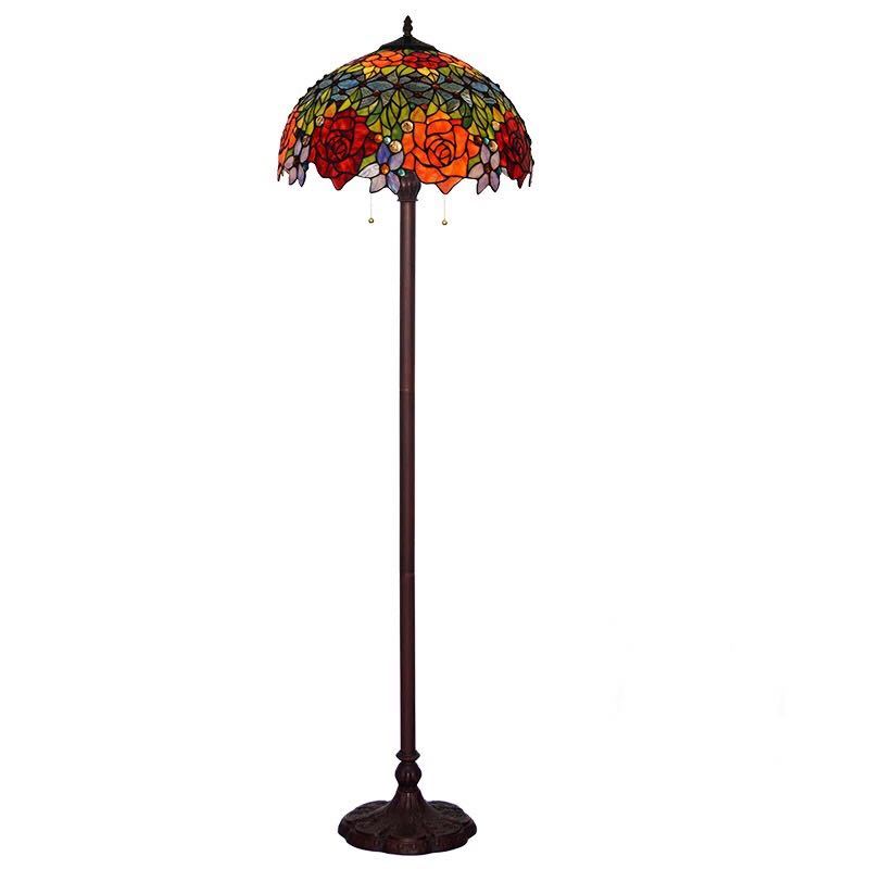 ステンドグラスフロアライト ．間接照明 フロアスタンド 照明器具豪華ステンドグラスランプ ガラス工芸品 Sinessy 楽天市場店 新生活用品
