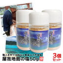 【屋我地島の塩50g(ボトル)×3個セット】 塩 しお ソルト 塩麹 塩こうじ 塩辛 沖縄 国産 天然 天然塩 天日 天日塩 無添加 食用 食用塩 天日海塩 平...