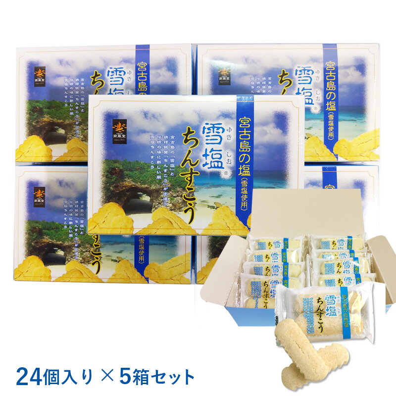 【赤字覚悟！売り切れごめん！】【送料無料】【雪塩ちんすこう5箱120個入り】 雪塩ちんすこう 雪塩 ちんすこう ぬちまーす おみやげ 沖縄土産 沖縄お土産 お土産 土産 南風堂 ランキング おすすめ 売れ筋 人気 おやつ 和菓子 焼き菓子 バラマキ 個包装 小分け 送料無料