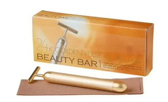 ビューティーバーBEAUTYBAR純金24K美顔器電動美顔器完全防水仕様電動フェイスローラー美顔スティック美顔ローラー振動マッサージシワほうれい線たるみ引き上げフェイスラインフェイスケア顔痩せ美肌正規品【レビューお約束で送料無料】