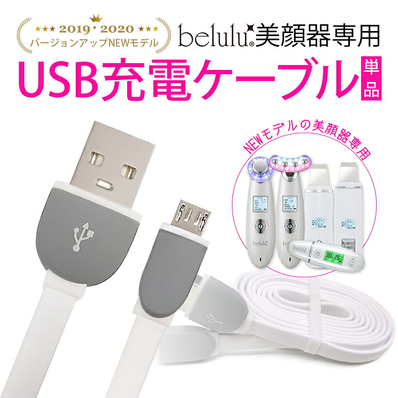 NEW 美ルル belulu シリーズ専用 USB電源変換ケーブル・充電コード【ネコポス対応】