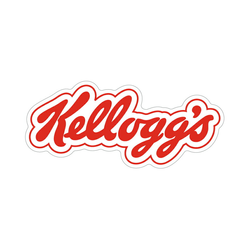 374　Kellogg's　ケロッグ　コーンフレーク　アメリカンステッカー スーツケース シール ステッカー 耐..
