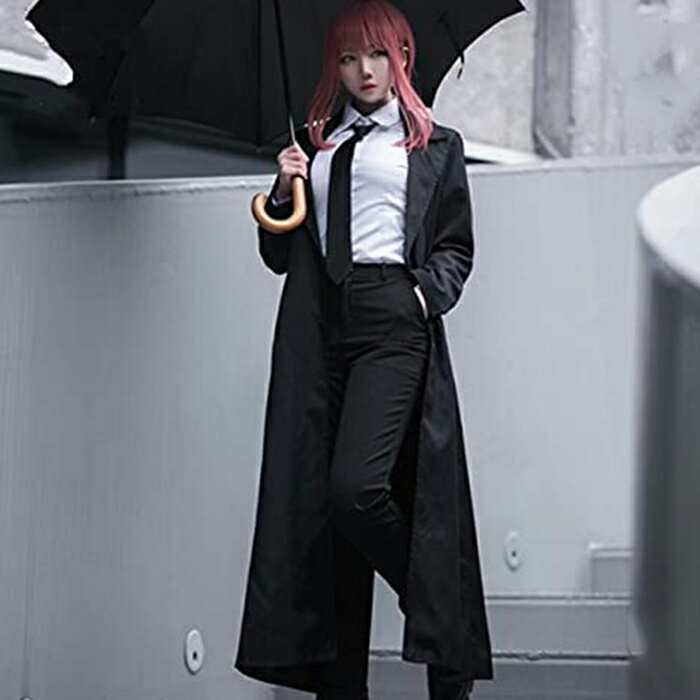 チェンソーマンマキマコスプレ衣装ウィッグ付きハロウインユニバUSJ撮影会クリスマス学園祭文化祭イベントコスチューム