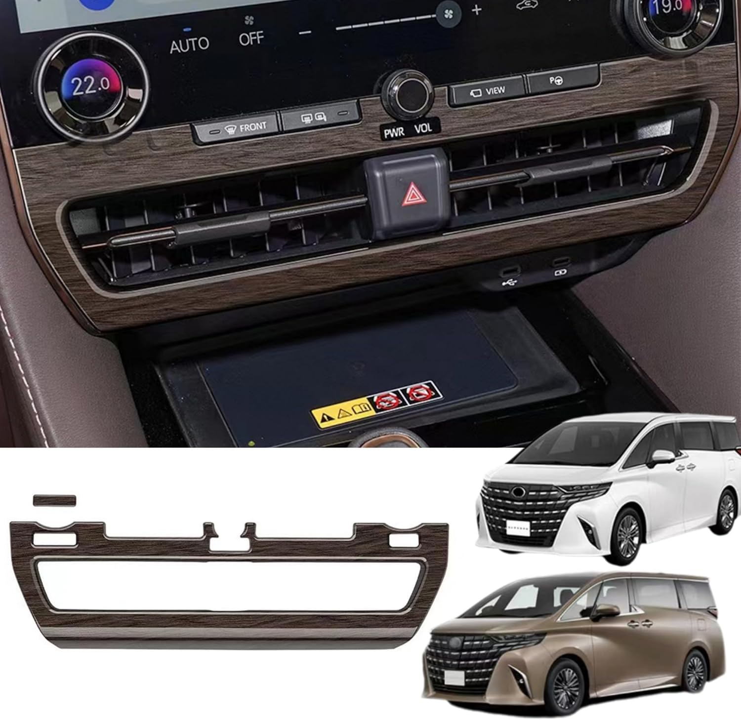 【新型アルファード40系】 ヴェルファイア/ベルファイア40系 カスタムアクセサリーパーツ センターエア..