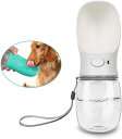 \~ 送料無料 ~/ペットウォーターボトル 給水器 犬猫など 多種ペット携帯用 水槽付き 水漏れ防止 手軽に水分補給が出来 犬の散歩 ランニング アウトドア ド...