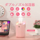 加湿器 卓上 超音波式 3L 大容量加湿器 かわいい ネコ型 かしつき ナノミスト 7色LEDライト アロマ対応 次亜塩素酸水対応 静音運転 空焚き防止 USB...