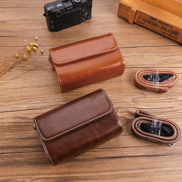 【軽量 おしゃれ しっかり保護】レザーカメラケース RICOH Sony RX100シリーズ M M...