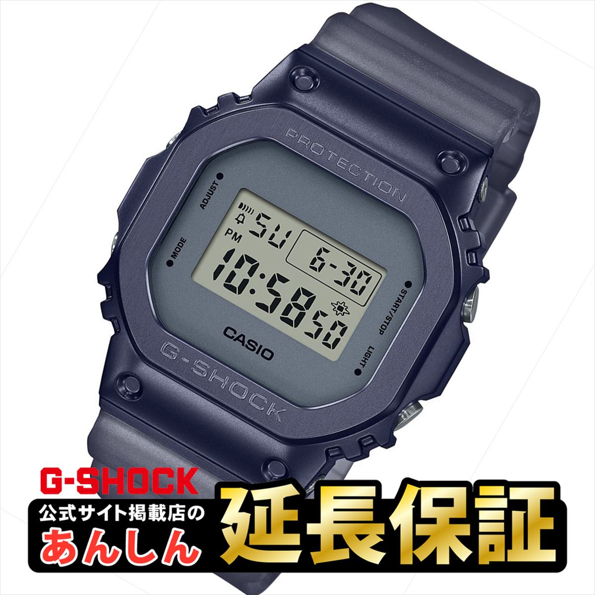 タフネスを追求し進化を続けるG-SHOCKから、MIDNIGHT FOG（真夜中の霧）がテーマのカラーモデルです。 ベースモデルはメタルカバードでスクエアケースのGM-5600を採用。 MIDNIGHT FOGシリーズは、カラーIPのホーニング加工されたメタルベゼルに、マットな質感のスケルトンバンドを採用し、クールな仕上がりになっています。静けさのある霧がかかった都会の街をイメージし、ストリートファッションにも最適な、カジュアルでスタイリングしやすいシーズンカラーです。商品番号GM-5600MF-2JFブランドカシオ Gショック CASIO G-SHOCKムーブメントデジタル クォーツ ■耐衝撃構造■20気圧防水機能■ストップウオッチ（1/100秒（1時間未満）/1秒（1時間以上）、24時間計、スプリット付き）■タイマー（セット単位：1秒、最大セット：24時間、1秒単位で計測、オートリピート）■マルチアラーム・時報■フルオートカレンダー■12/24時間制表示切替■ELバックライト（残照機能付き）■報音フラッシュ機能（アラーム/時報/タイマー連動発光）電池寿命：2年精度：±15秒ショックレジストEL：ブルーグリーンケース：IP処理（SS部）バンド装着可能サイズ：145~215mm風防素材無機ガラスケース素材樹脂/ステンレススチールケースサイズ49.6×43.2mmケース厚12.9mmバンド素材樹脂バンドバンド留金タイプ美錠腕周り(最大)21.5cm文字盤カラーグレー本体重量73g保証期間メーカー正規1年間保証付属:取扱説明書 / 保証書 / 専用BOX メーカー希望小売価格はメーカーサイトに基づいて掲載しています【コンビニ受取対応商品】【楽天BOX受取対象商品】カシオ　Gショック　ピックアップモデルgmw-b5000d-1jfgmw-b5000gd-1jfgmw-b5000gd-9jfgm-b2100d-1ajfgm-b2100gd-9ajfmtg-b1000xbd-1ajfmtg-b2000bd-1a4jfmtg-b3000bd-1ajfmtg-b3000d-1ajfmtg-b3000b-1ajfgst-b500d-1ajfgwg-2000-1a1jfgwf-a1000-1a2jfgg-b100y-1ajfgw-9500-3jfgbd-200-1jfdw-h5600mb-1jrgbd-h2000-1a9jrga-b2100-1a1jfga-b2100-1ajf