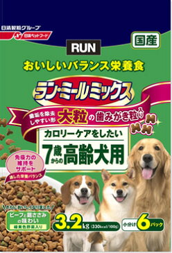 日清ペットフード ランミールミックス 大粒7歳からの高齢犬用 3.2kg