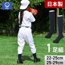 【日本製】少年用から大人用 カラーアンダーソックス 1足 野球用品 Jr ジュニア 少年用 一般 アンダーストッキング アンスト ソックス 靴下