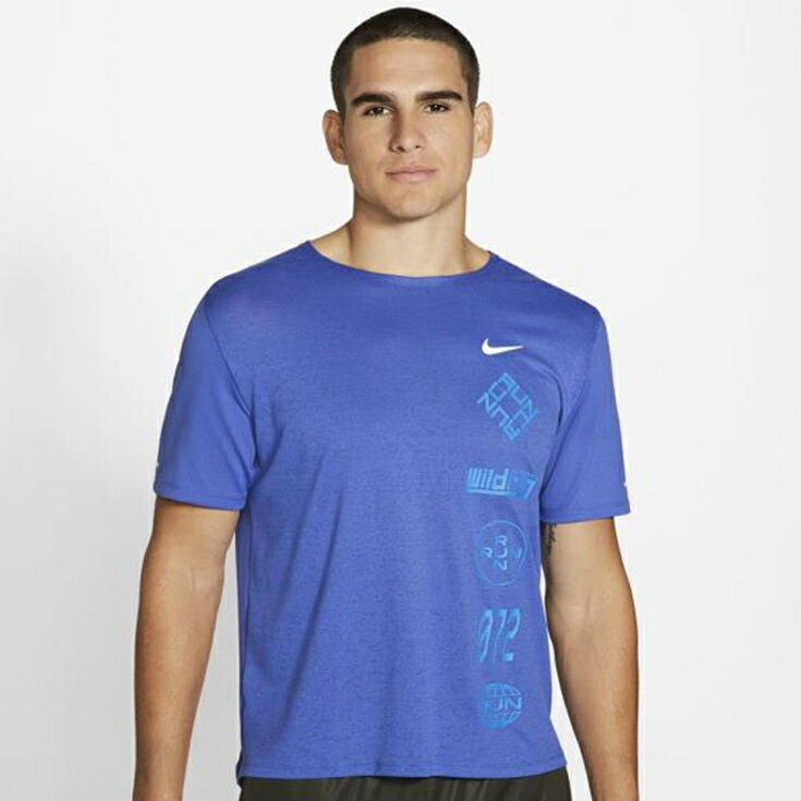 ナイキ nike Dri-FIT マイラー ワイルド ラン ランニングTシャツ 半袖 メンズ 男性【cu6039xy-430】陸上・ランニング用品