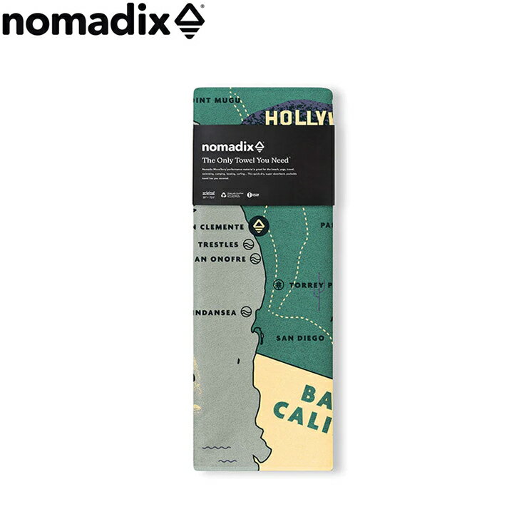 NOMADIX ノマディックス CALIFORNIA MAP2 TOWEL 多機能 万能タオル ランニングアクセサリ【1700010186241】陸上・ランニング用品