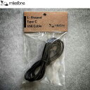 マイルストーン milestone L-Shaped Type-C USB Cable L型 タイプC USBケーブル【lshapedcable】陸上・ランニン...