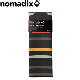 NOMADIX ノマディックス NOMADIX TOWEL(72cm×184cm)BREK BLACKビーチタオル 多機能 万能タオル ヨガ ビーチ アウトドア キャンプ ランニングアクセサリ【1700010083212】陸上・ランニング用品