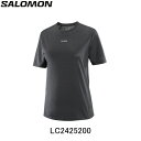 【10%OFFクーポン発行中!】サロモン SALOMON SHKout CORE DEEP BLACK シャウト コア ランニングTシャツ 半袖 ウィメンズ レ...