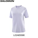 【10%OFFクーポン発行中!】サロモン SALOMON SHKout CORE COSMIC SKY シャウト コア ランニングTシャツ 半袖 ウィメンズ レ...