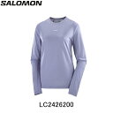 【10%OFFクーポン発行中!】サロモン SALOMON SHKout CORE BLUE GRANITE シャウト コア ランニングTシャツ 長袖 ウィメンズ...