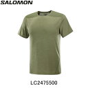 【10%OFFクーポン発行中】サロモン SALOMON OUTLINE Grape Leaf アウトライン ランニングTシャツ 半袖 メンズ 男性陸上・ランニン...