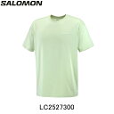 【10%OFFクーポン発行中】サロモン SALOMON SALOMON LOGO ランニングTシャツ 半袖 メンズ 男性陸上・ランニング用品