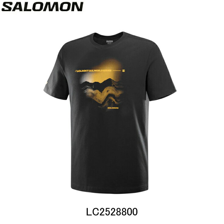 【10%OFFクーポン発行中!】サロモン SALOMON GOLDEN TRAIL SERIES ランニングTシャツ 半袖 メンズ 男性【lc2528800】陸上・ランニング用品