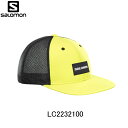 サロモン SALOMON Trucker Flat Cap sulphur トラッカー フラットキャップ ランニングアクセサリ 帽子 キャップ ユニセックス陸上...