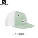 サロモン SALOMON Trucker Flat Cap Aqua Green トラッカー フラットキャップ ランニングアクセサリ 帽子 キャップ ユニセックス【lc2232200】陸上・ランニング用品