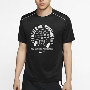 【ヤノスポ スーパーセール 50%off】 ナイキ nike マイラー ワイルド ラン ランニングTシャツ 半袖 メンズ 男性【cj5404-010】陸上・ランニング用品