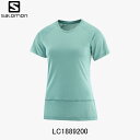 【10%OFFクーポン発行中!】サロモン SALOMON CROSS RUN クロスラン ランニングTシャツ 半袖 ウィメンズ レディース 女性陸上・ランニング...